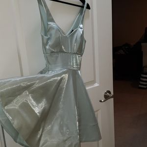 Seafoam green metallic Dress
